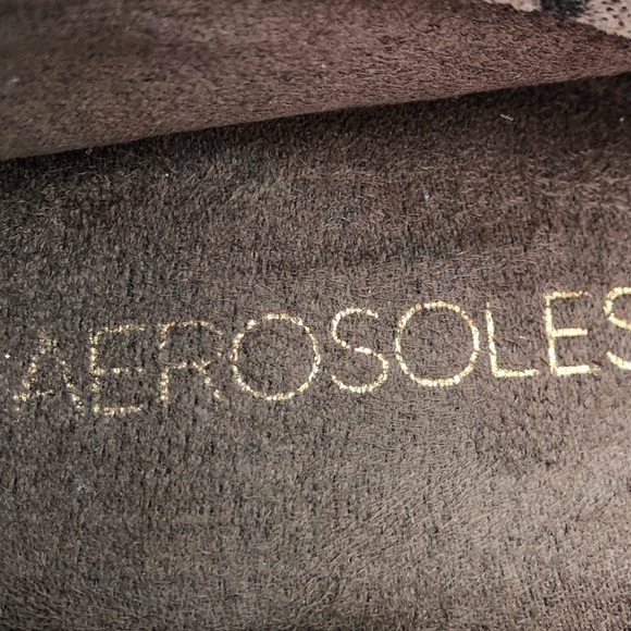 Aerosoles Leather Flats Animal Print Size 5M - Picture 8 of 10